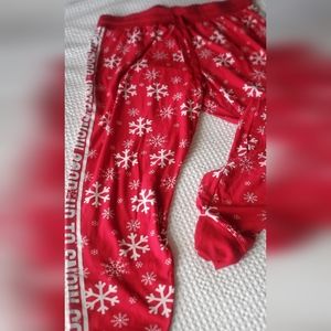 2x snowflake jogger pajama pants
